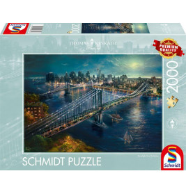 Mond über Manhatten, Puzzle Thomas Kinkade 2.000 Teile