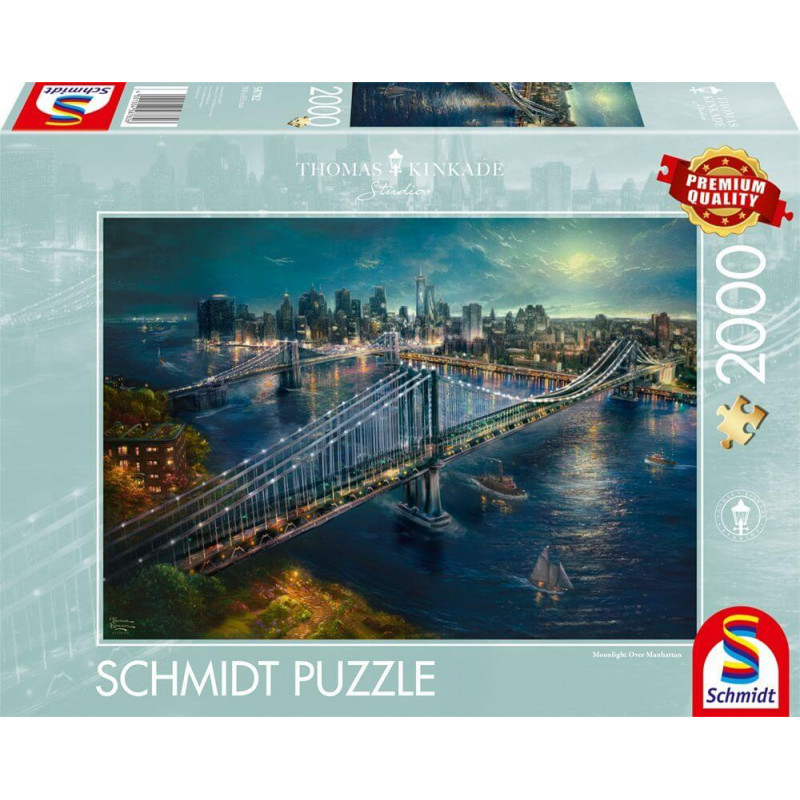 Mond über Manhatten, Puzzle Thomas Kinkade 2.000 Teile