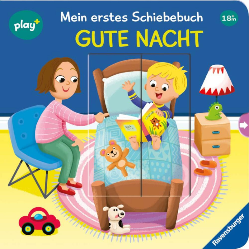 Ravensburger 45627 play+ Mein erstes Schiebebuch: Gute Nacht new infant books