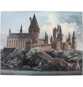 Crystal Art Leinwandbild Hogwarts Castle