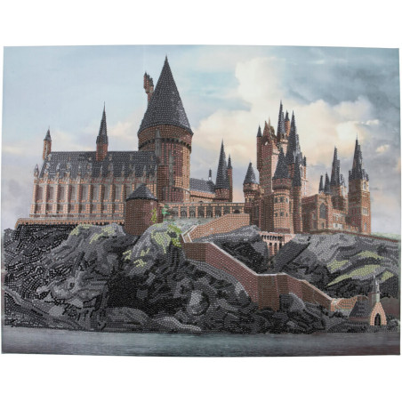 Crystal Art Leinwandbild Hogwarts Castle