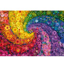 Puzzle Kunterbunter Blütenwirbel 2000 Teile