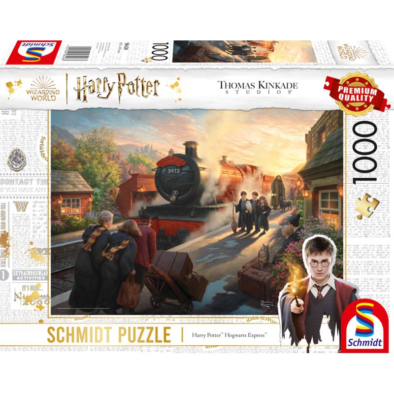 Wizarding World, Harry Potter™ Hogwarts Express™, Puzzle Thomas Kinkade 1.000 Teile
