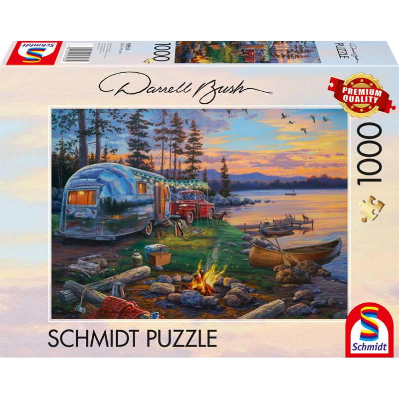 Campingidyll am See, Puzzle Darrel Bush 1.000 Teile