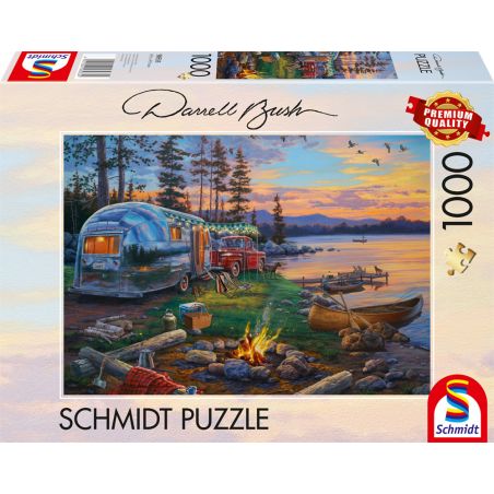 Campingidyll am See, Puzzle Darrel Bush 1.000 Teile