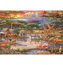 Paradies am Kilimandscharo, Puzzle Standard 500 Teile