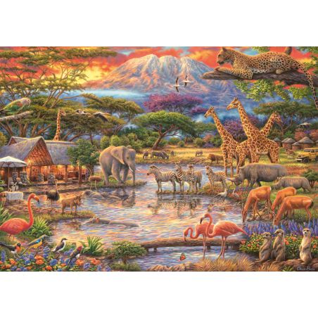 Paradies am Kilimandscharo, Puzzle Standard 500 Teile
