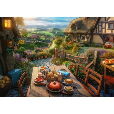 Frühstück mit Aussicht, Puzzle 1.000 Teile