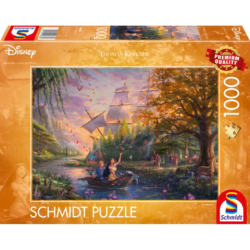 Schmidt Spiele 59688 Puzzle 1000T Disney, Pocahontas