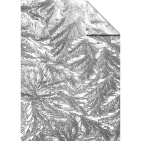 DESIGNPAPIER 120G. DIN A4,10BL. SILBER