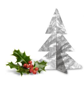 DESIGNPAPIER 120G. DIN A4,10BL. SILBER