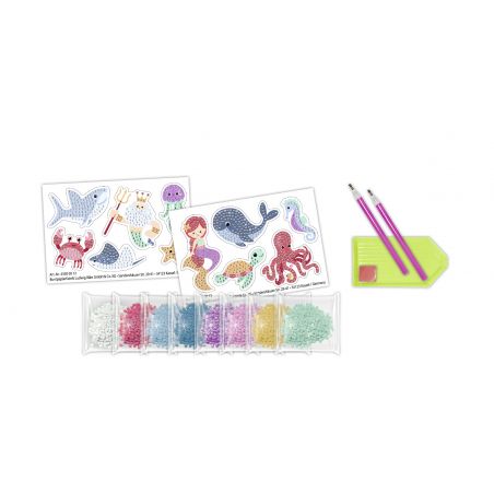 DIAMOND PAINTING STICKER ''SEALIFE'' MOT.12