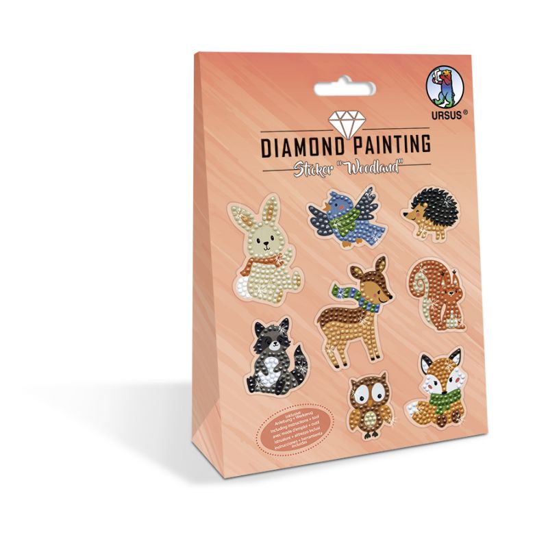 DIAMOND PAINTING STICKER ''WOODLAND'' MOT.11