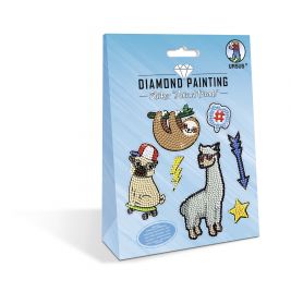 DIAMOND PAINTING STICKER ''ANIMAL FRIENDS'' MOT.05