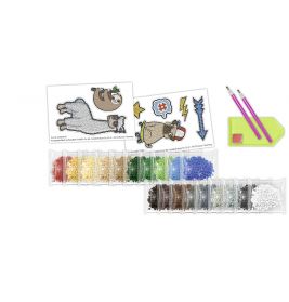 DIAMOND PAINTING STICKER ''ANIMAL FRIENDS'' MOT.05