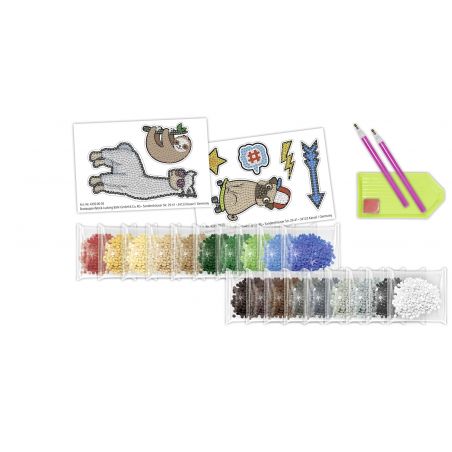 DIAMOND PAINTING STICKER ''ANIMAL FRIENDS'' MOT.05