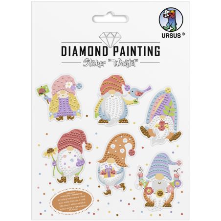 DIAMOND PAINTING STICKER ''WICHTEL'' MOT.04 DIAMOND PAINTING STICKER ''WICHTEL'' MOT.04
