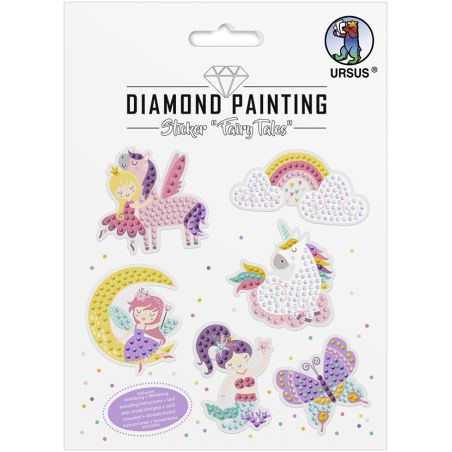 DIAMOND PAINTING STICKER ''FAIRY TALES'' MOT.02