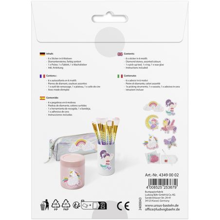 DIAMOND PAINTING STICKER ''FAIRY TALES'' MOT.02