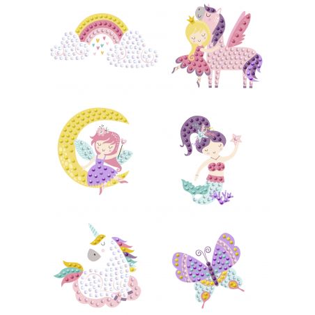 DIAMOND PAINTING STICKER ''FAIRY TALES'' MOT.02