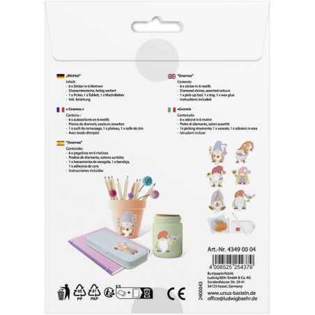 DIAMOND PAINTING STICKER ''WICHTEL'' MOT.04 DIAMOND PAINTING STICKER ''WICHTEL'' MOT.04