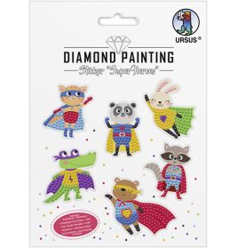DIAMOND PAINTING STICKER ''SUPER HEROES'' MOT.01