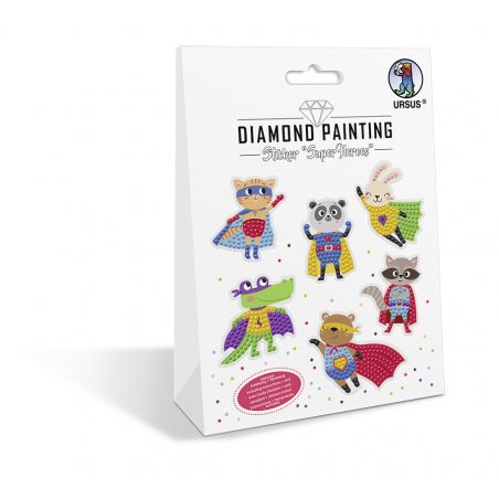 DIAMOND PAINTING STICKER ''SUPER HEROES'' MOT.01