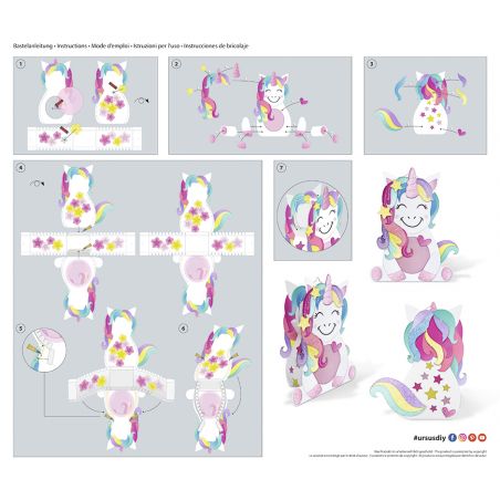 LATERNEN-BASTELSET ''EINHORN''