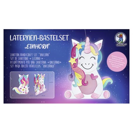 LATERNEN-BASTELSET ''EINHORN''