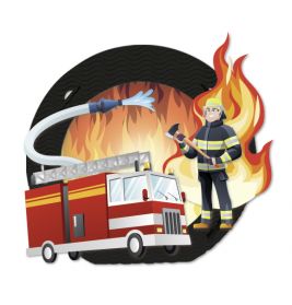 LATERNEN-BASTELSET EASY LINE 16 ''FEUERWEHR''