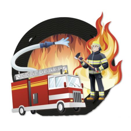 LATERNEN-BASTELSET EASY LINE 16 ''FEUERWEHR''