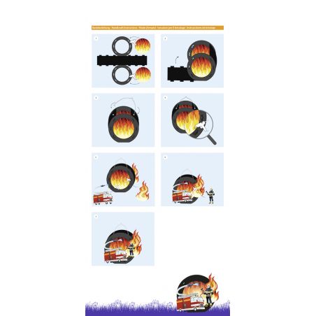 LATERNEN-BASTELSET EASY LINE 16 ''FEUERWEHR''