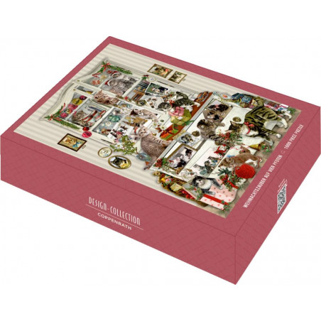 Puzzle - Weihnachtszauber auf vier Pfoten (1000 T.) Behr