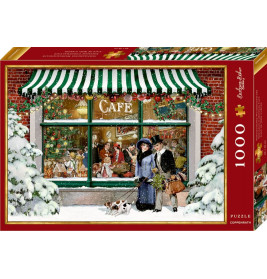 Puzzle - Nostalgisches Weihnachtscafé (1000 T.) Behr