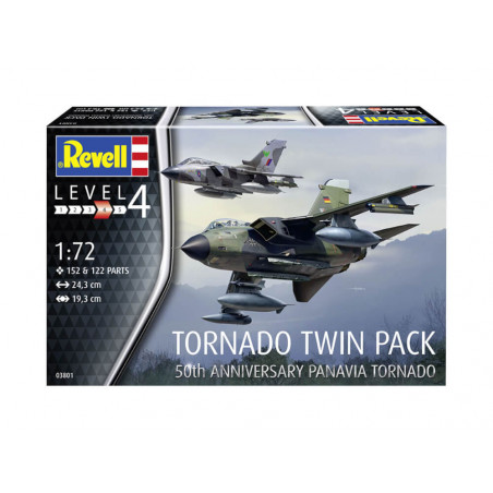 Tornado TwinPack 50th Anniversary Panavia Tornado , Revell Modellbausatz