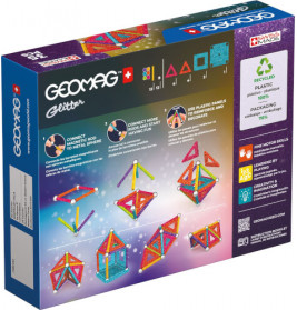 GEOMAG GLITTER RECYCLED - 35 TEILE