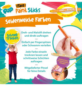 Face Paint Sticks 12-Pack