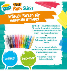 Face Paint Sticks 12-Pack
