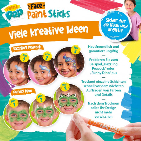 Face Paint Sticks 12-Pack