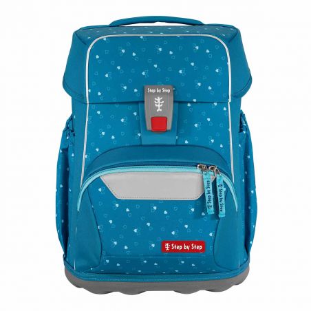 BASIS Schulranzen-Set „Blue Hearts