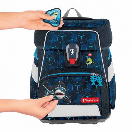 SPACE SHINE Schulranzen-Set '' Shark Dexter