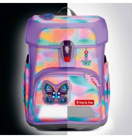 CLOUD FLASH Schulranzen-Set '' Butterfly Luna