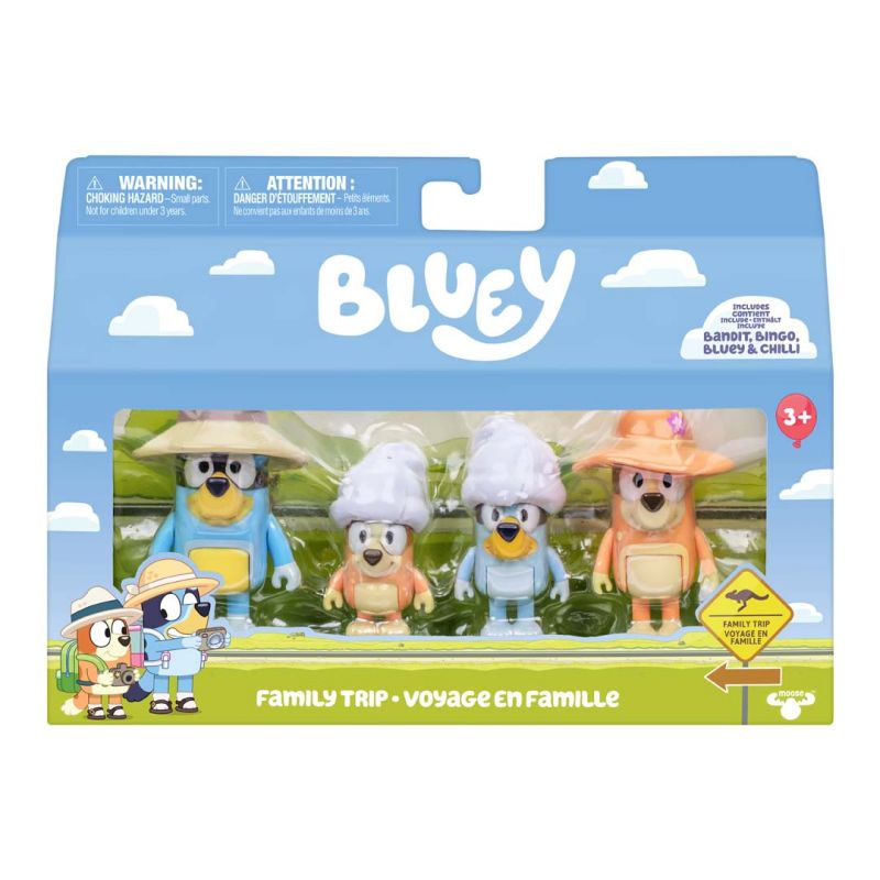 BLUEY FAMILY 4-Pack Urlaub