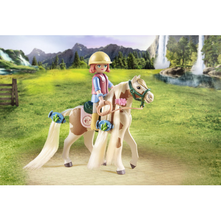 Ellie & Pferd mit Kreppeisen
