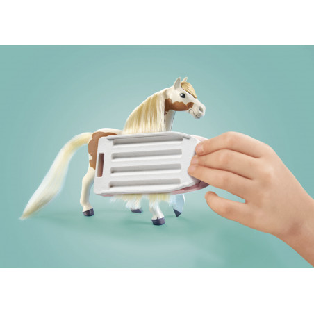 Ellie & Pferd mit Kreppeisen