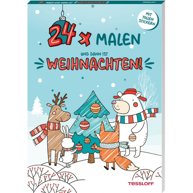 24 x malen und dann ist Weihna chten