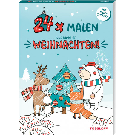 24 x malen und dann ist Weihna chten