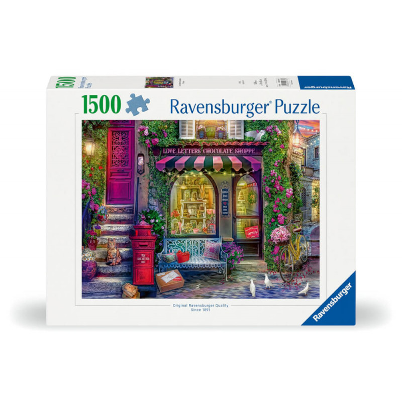 Puzzle Liebesbriefe und Schokolade 1500 Teil