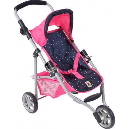 Jogging-Buggy LOLA Konfetti, pink