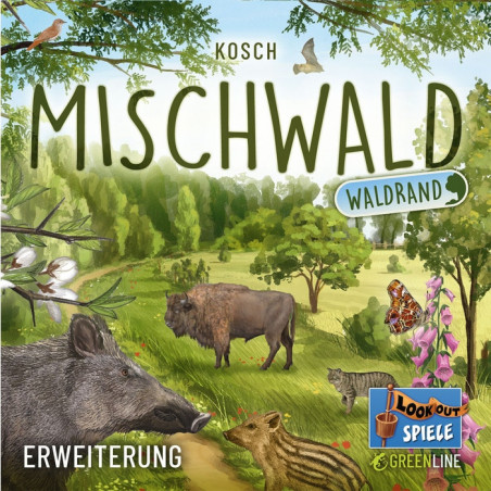 Mischwald-Waldrand